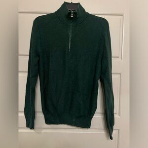 Polo Ralph Lauren Green 1/4 Zip Sweater Great Condition Size Small